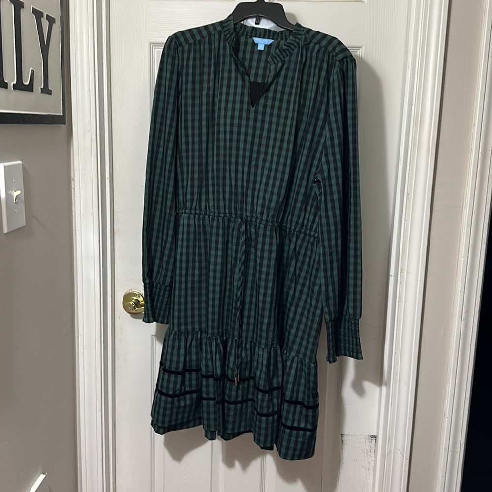NWT Plus Size DRAPER JAMES RSVP Long Sleeve Tiered Dress